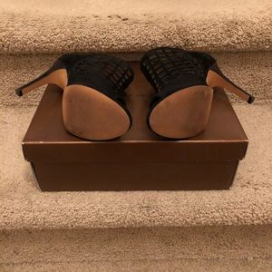 Audrey Brooke Shoes - Black Heeled Booties Audrey Brooke Shoes - Black Heeled Booties